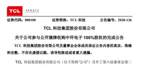 125億元收購塵埃落定，TCL科技完成對中環(huán)集團100%股權及技術交付